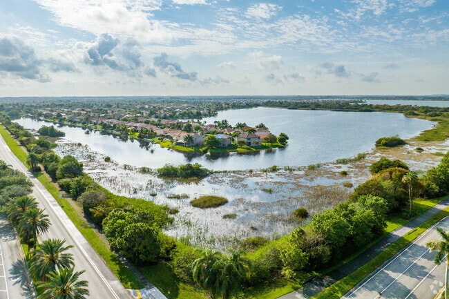 Sunset Lakes is surrounded by the Florida Everglades.