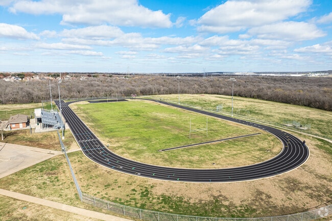 Students at Ronald W. Reagan Middle School can practice for upcoming football games.