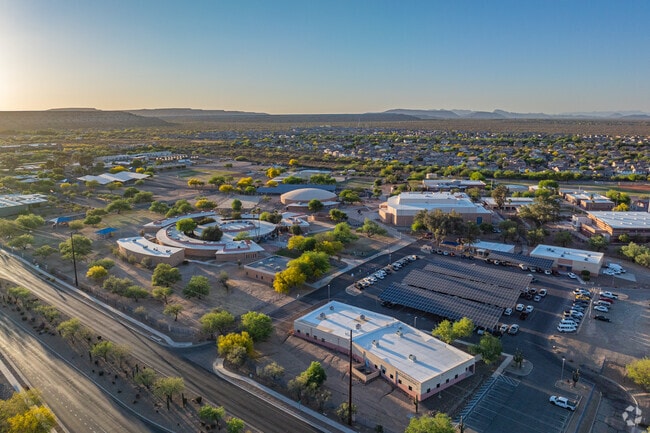 A look at the Sahuarita Middle School campus, which shares a large academic complex with the high school and other district facilities.