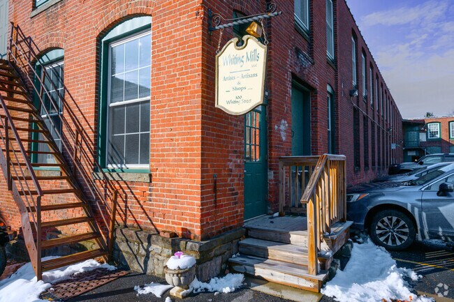 Downtown Winsted features antique shops and local boutiques.
