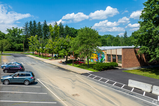The student population of Fort River Elementary is 351 and the school serves K-6.