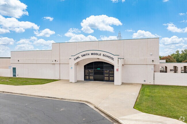 Students at Carl Smith Middle School are provided with a great education to help them succeed.