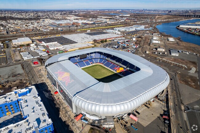 Red Bull Arena in Harrison is home to New York's pro soccer team - New York Redbulls.