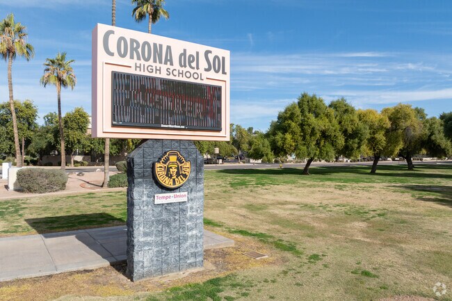 Corona Del Sol High School is part of the Tempe Union High School District.