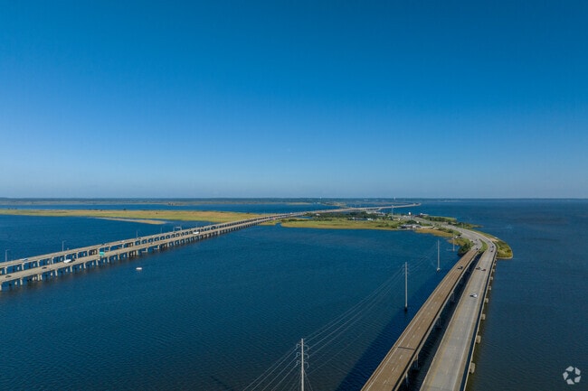 Take a drive down the causeway near Garland and enjoy the sunshine.