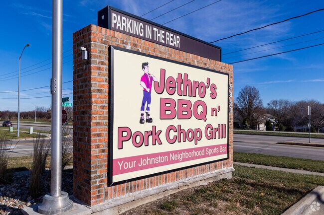 Jethro's BBQ is a popular Southwest Johnston BBQ destination.