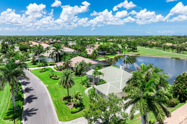 Homes are set along quiet residential streets surrounded by lakes in Wildcat Run.