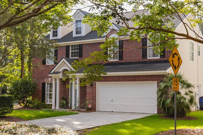 Beautiful brick colonial style homes can be found in Mount Pleasant.
