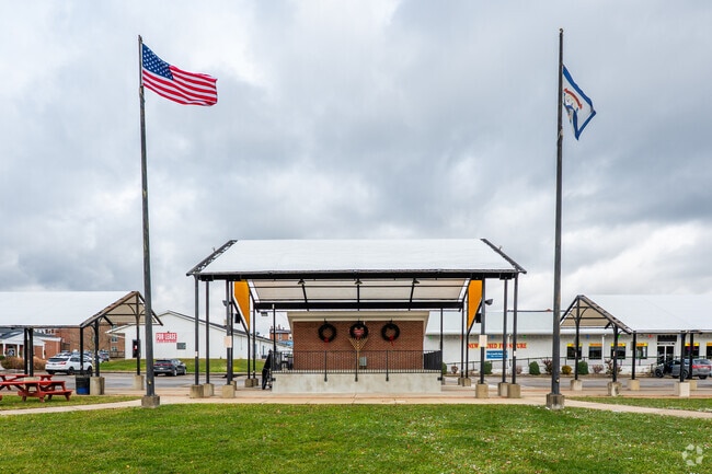 Jawbone Park hosts local events, vendors, and festivals, acting as a focal point for community activities.