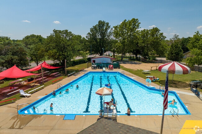 Many locals cool off at Indian Hills Swim Club during the summer.