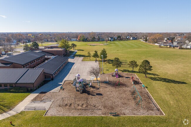 The playground offers plenty of room for students to play at Georgetown Elementary.