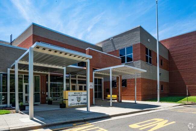 A. L. Stanback Middle School is located in Hillsborough, North Carolina.