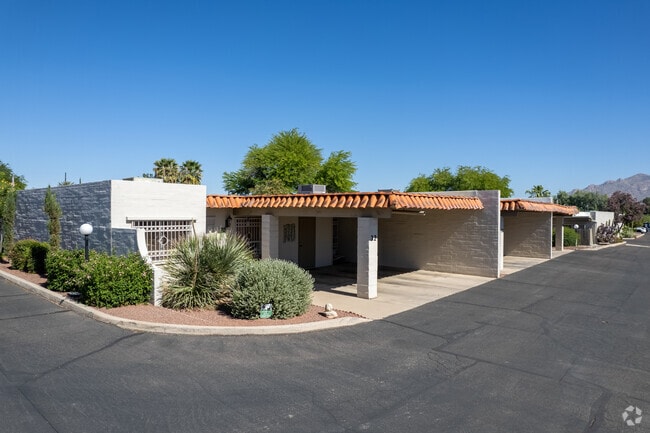 Townhomes can be found among single-family residences in Rillito Bend.