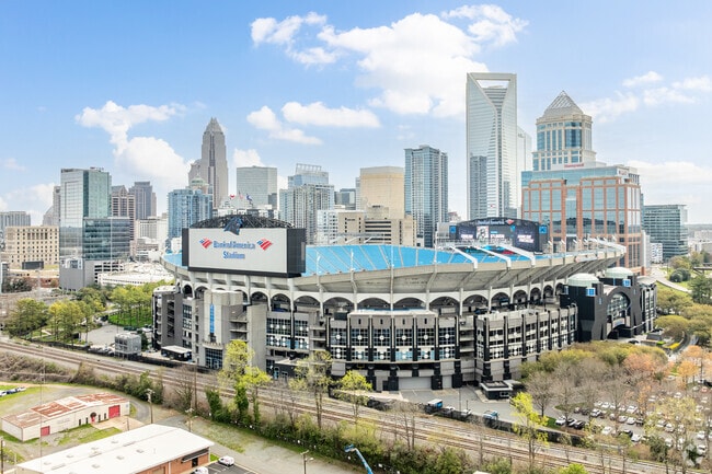Local residents can enjoy professional football at Bank of America Stadium in Third Ward.