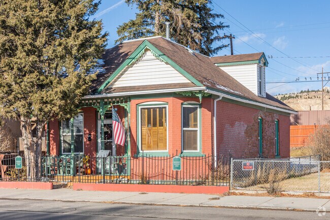 Historic, colorful homes utilizing mixed materials are somewhat rarer sights in East Butte.
