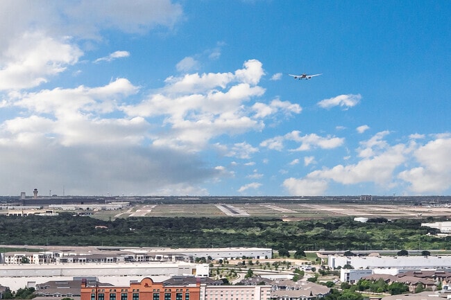 DFW Airport lies along northeastern border of Euless.