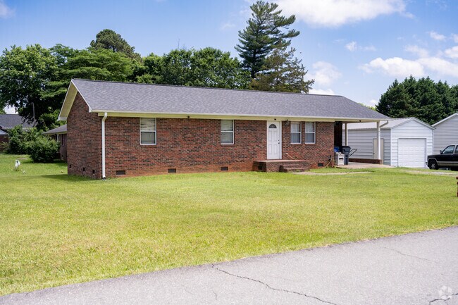 Smaller brick ranch homes with good-sized yards are also available.