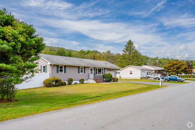 Classic 20th-century ranch homes line the streets of Westfall.