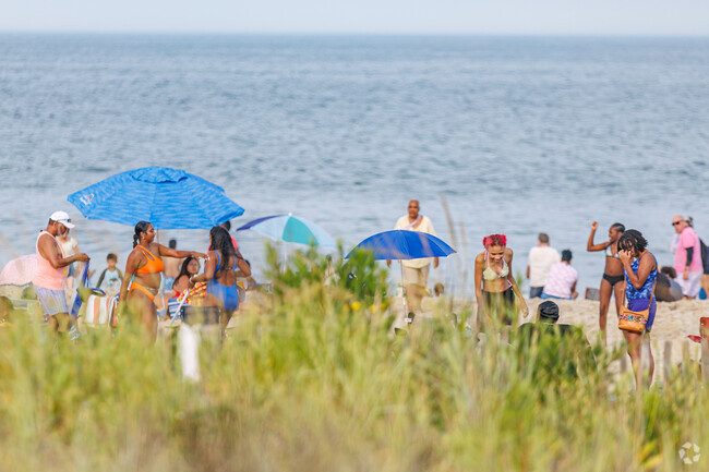 Rehoboth Beach is a popular beach town in Delaware with plenty of space to stretch out.