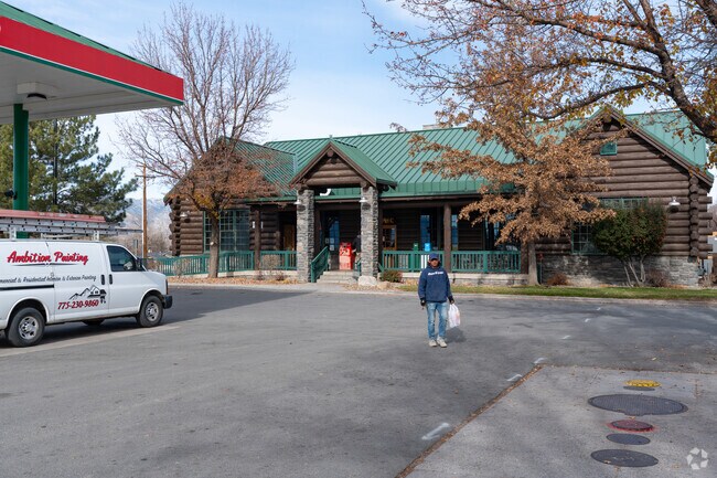 Residents pick up essentials at the Johnson Lane general store.