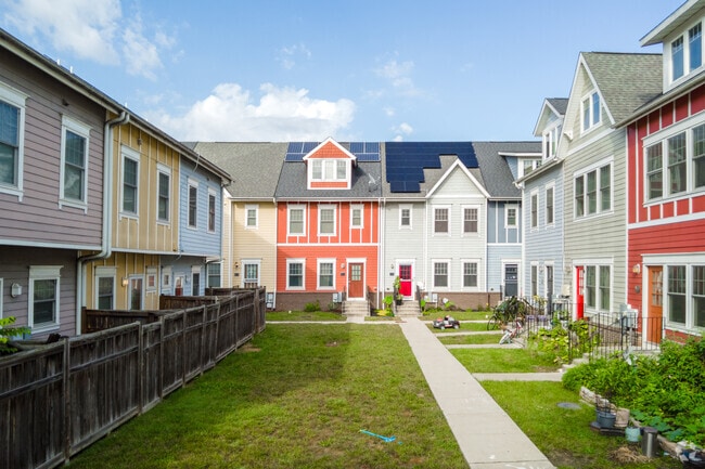 Brand new town home developments are popping up on Dix St in East Corner.