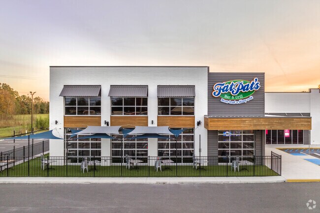 Fat Pat's in Breaux Bridge offers a casual dining experience with live sports games on everyday.