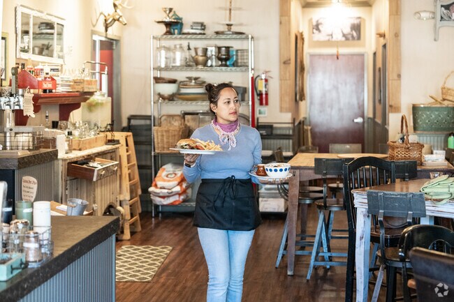 Enjoy handcrafted coffee and homemade dishes at Sideboard, a local favorite of the Reliez Valley Area.