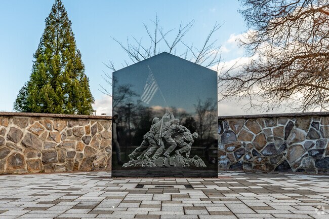 Pay your respects at the Veterans Memorial in Hamilton Township.