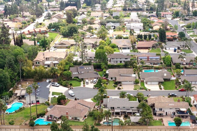 The pool and trees will call you home to Villa Park one of California's elite areas.