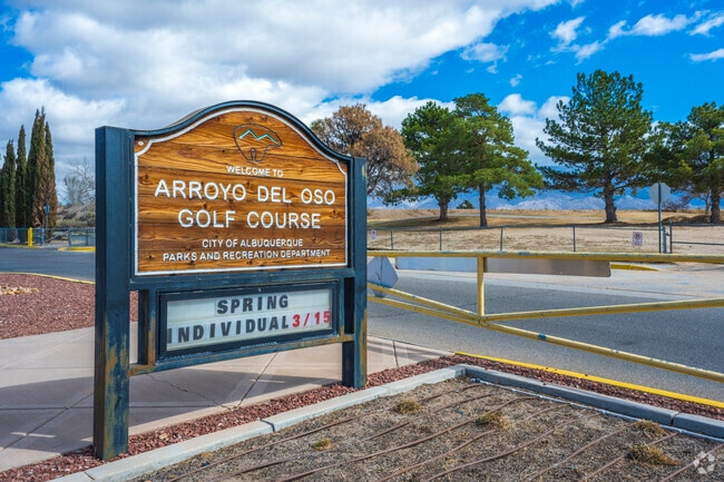 Cherry Hills locals love the proximity to several golf courses including Arroyo Del Oso.