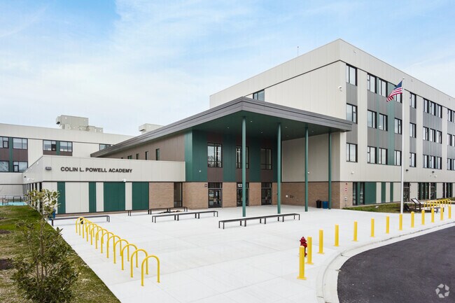 Colin Powell Academy offers middle school education near Windbrook.