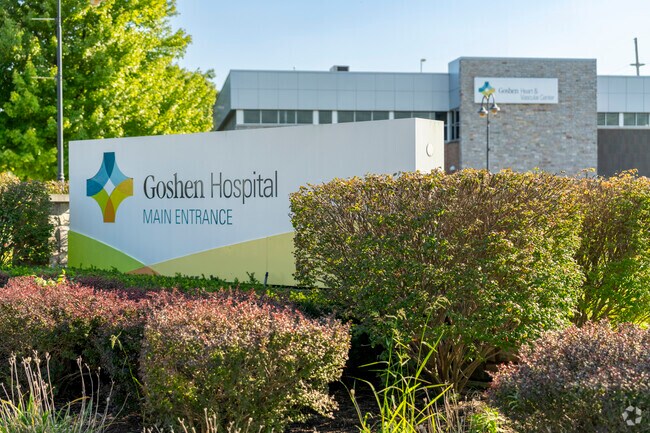 The Goshen Hospital is located in the Parkside neighborhood.