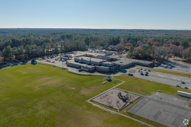 Sporting fields at the Albert F. Ford Middle School in Acushnet are well cared for.