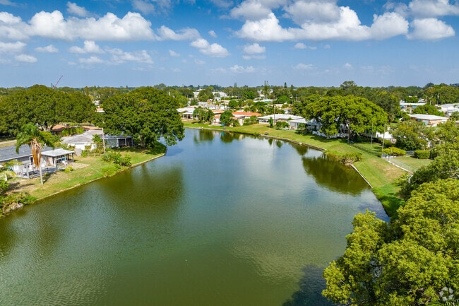 Several lakes and ponds in Kenneth City offer waterside living.