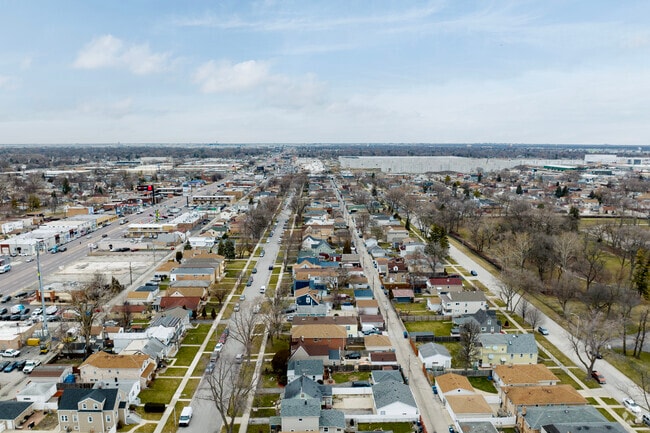No matter what season, Stone Park's neat gridded streets are a great place to call home.