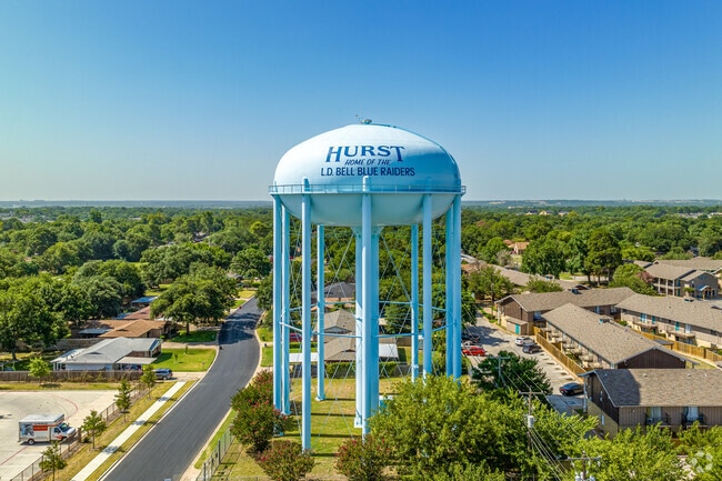 Welcome to Hurst, home of the L.D. Bell Blue Raiders.