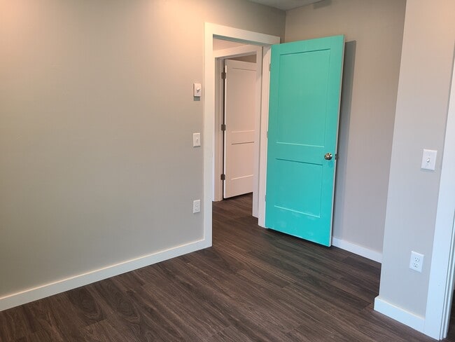 This is the smaller upstairs bedroom (but it is still big!)