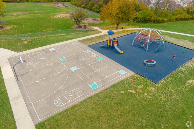 This Kramer Elementary School playground is a great place for students to burn some energy.