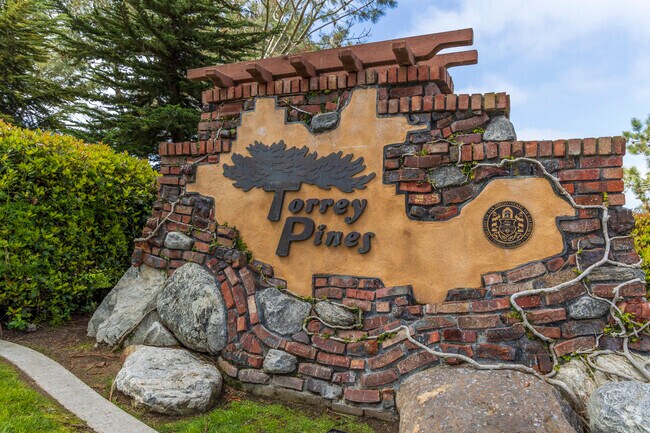 The famous Torrey Pines Golf Course north from La Jolla Farms.