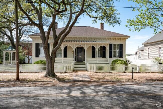 Downtown Montgomery has lots of mature trees along it's streets.