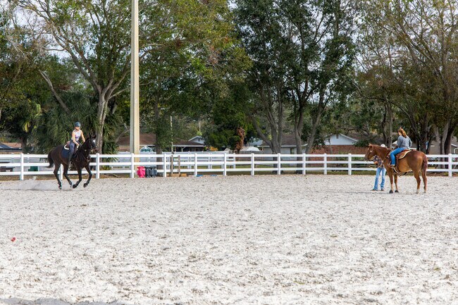Pinellas Park is home to Helen Howarth community park featuring equestrian trails & ring.
