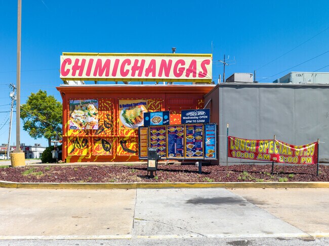 Magic Circle comes alive with the inviting menu on this mexican food restaurant.