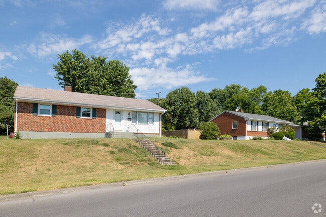 Among the many architectural styles in Preston Park, groups of ranch styles can be found.