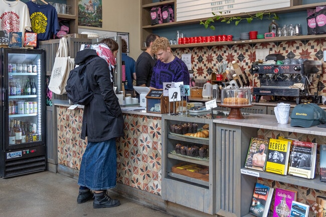 Looking for a great cup of coffee or book stop in at Bird in Hand located in Charles Village