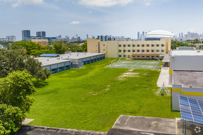 Citrus Grove Elementary School has a large field for students who involves in sports.