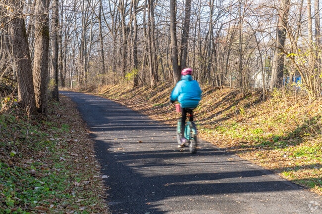 The Ironton Rail Trail runs through Hokendauqua Park.