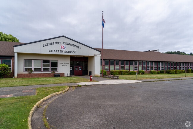 Reedsport Community Charter School is located in the town of Reeedsport, Oregon.