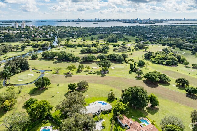 The Miami Shores Country Club has an 18-hole golf course found in the heart of Miami Shores.