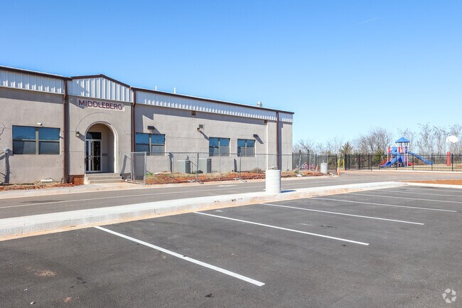 Middleberg Public School has a playground and basketball court.
