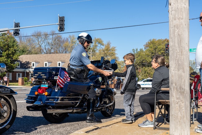 The Veterans Day Parade welcomes local law enforcement.